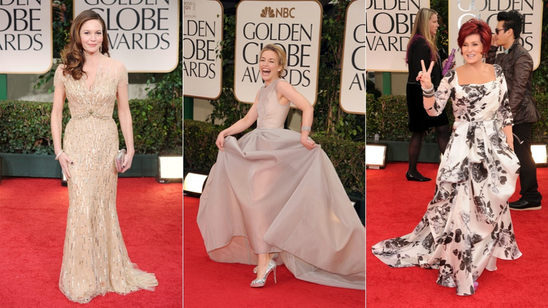 Illustration for article titled The Good, Bad & Hideously Ugly of the 2012 Golden Globes Red Carpet